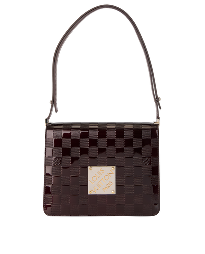 Cabaret, &pound;495, Handbags, Purple, Patent Leather, Front view